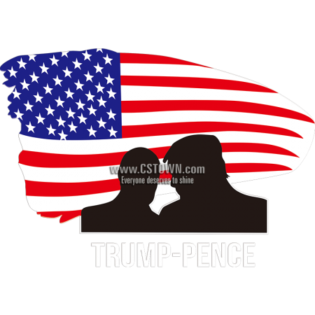 Trump Pence Printable PU Iron on Heat Transfer